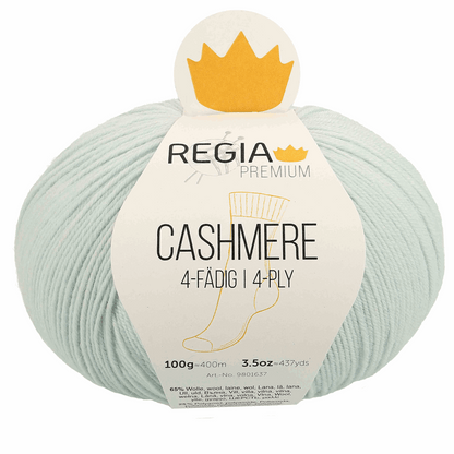 Regia Cashmere 4f 100g, 90637, color soft mint 62