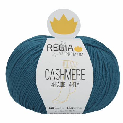 Regia Cashmere 4f 100g, 90637, Farbe petrol 69