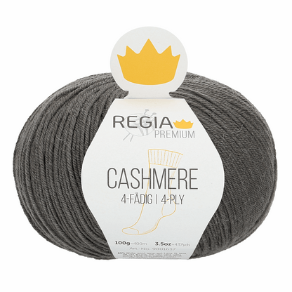 Regia Cashmere 4f 100g, 90637, color umbra gray 93