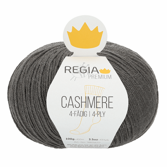 Regia Cashmere 4f 100g, 90637, Farbe umbra grey 93