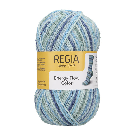 Regia Energy Flow 4-ply 100g, 90639, color relax color 181