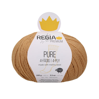 Regia Pure 4fädig 100g, 90644, Farbe camel 5