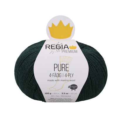 Regia Pure 4fädig 100g, 90644, Farbe leaves 72