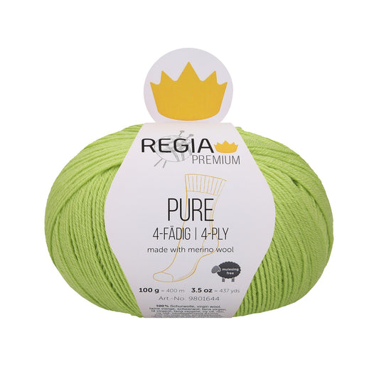 Regia Pure 4-ply 100g, 90644, colour limes 73