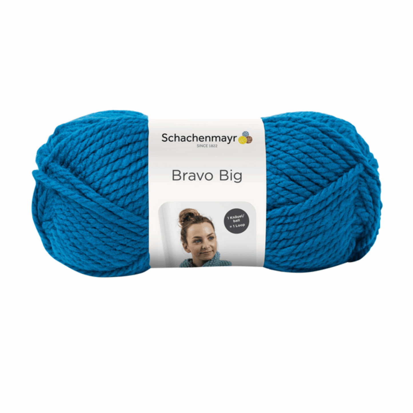 Schachenmayr Bravo Big 200g, 90705, color sapphire blue 152