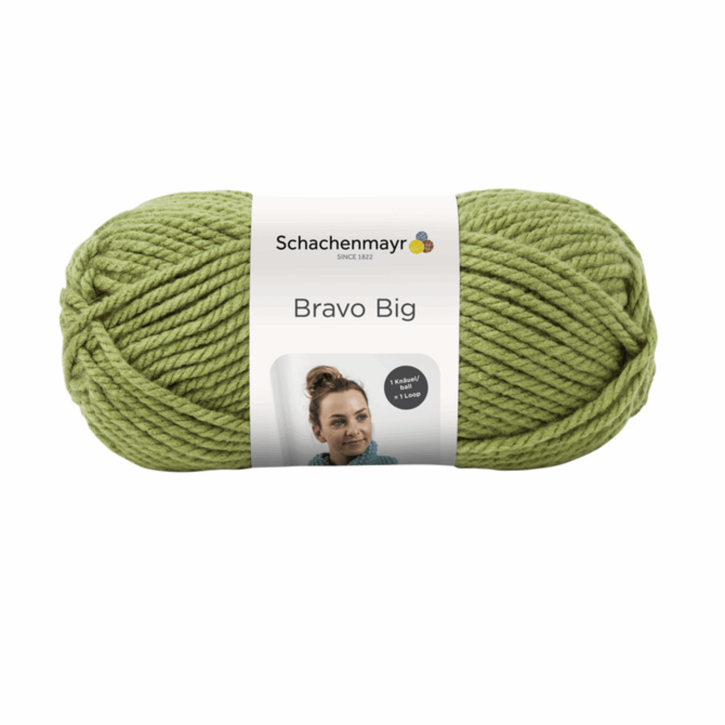 Schachenmayr Bravo Big 200g, 90705, color khaki 175