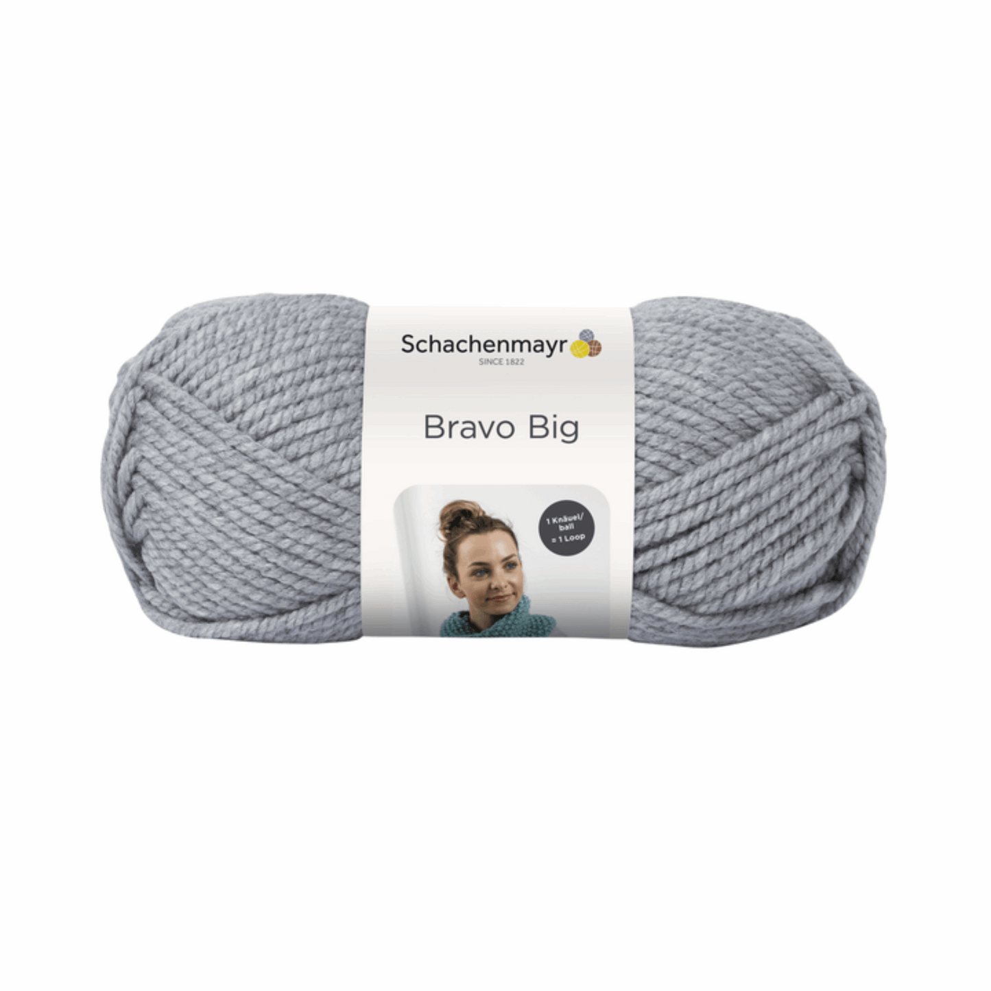 Schachenmayr Bravo Big 200g, 90705, color light gray mel 190