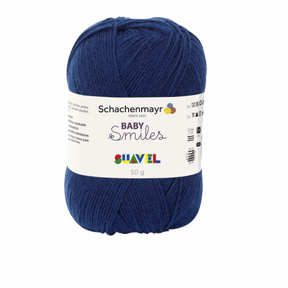 Schachenmayr Suavel 50g – Baby Smilies, 90876, color marine 1050