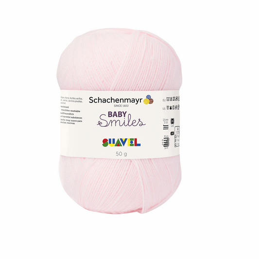 Schachenmayr Suavel 50g – Baby Smilies, 90876, Farbe zart rosa 7520