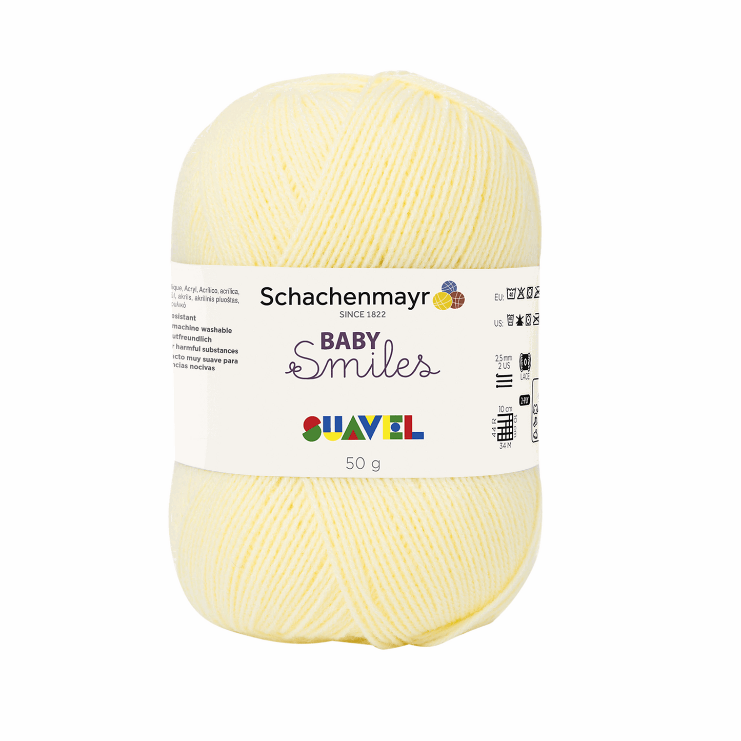 Schachenmayr Suavel 50g – Baby Smilies, 90876, color delicate yellow 7536