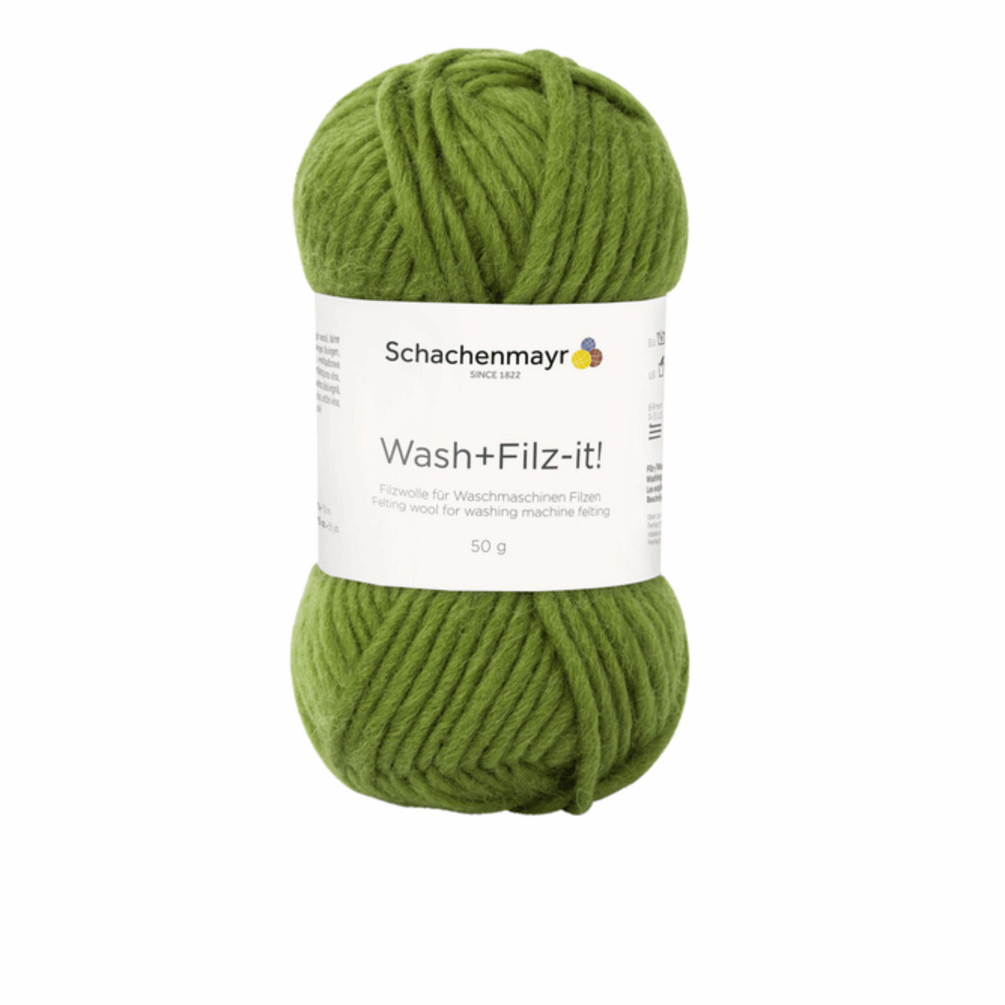 Schachenmayr Wash+Filz-It! Uni 50g, 90942, Farbe olive 17