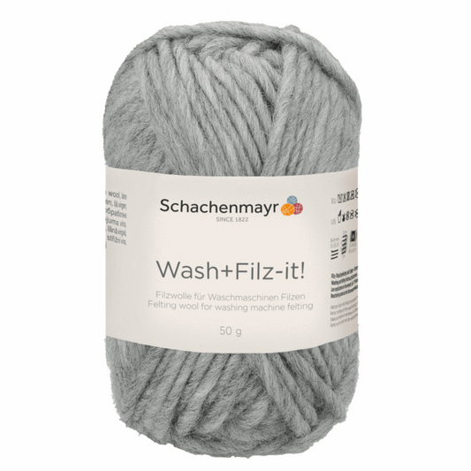 Schachenmayr Wash+Filz-It! Uni 50g, 90942, color steel 21