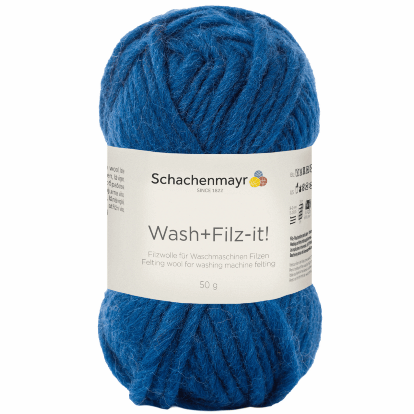 Schachenmayr Wash+Filz-It! Uni 50g, 90942, color indigo 25