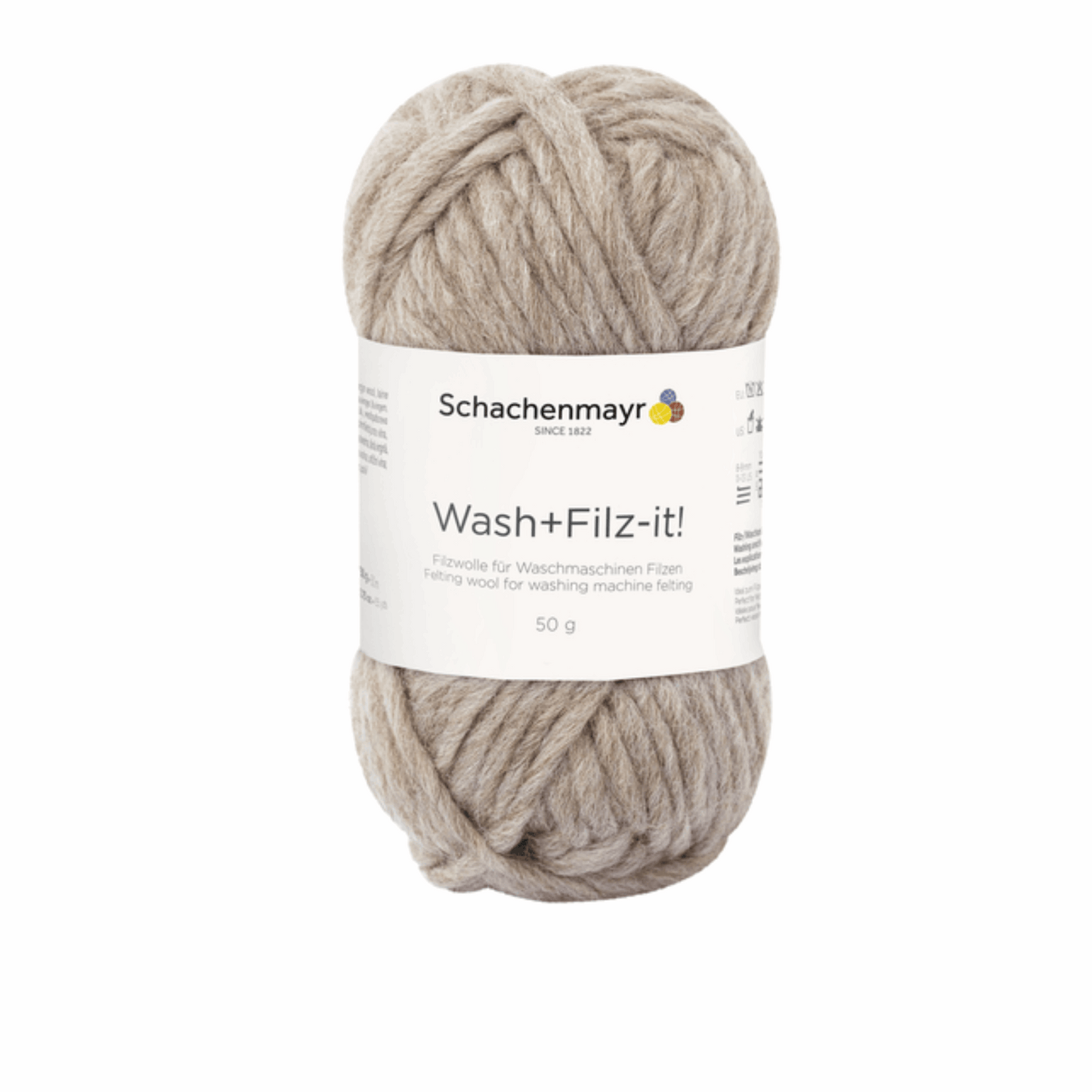 Schachenmayr Wash+Filz-It! Uni 50g, 90942, color linen 35