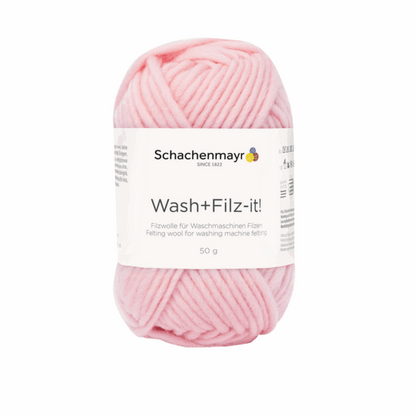 Schachenmayr Wash+Filz-It! Uni 50g, 90942, color pink 40