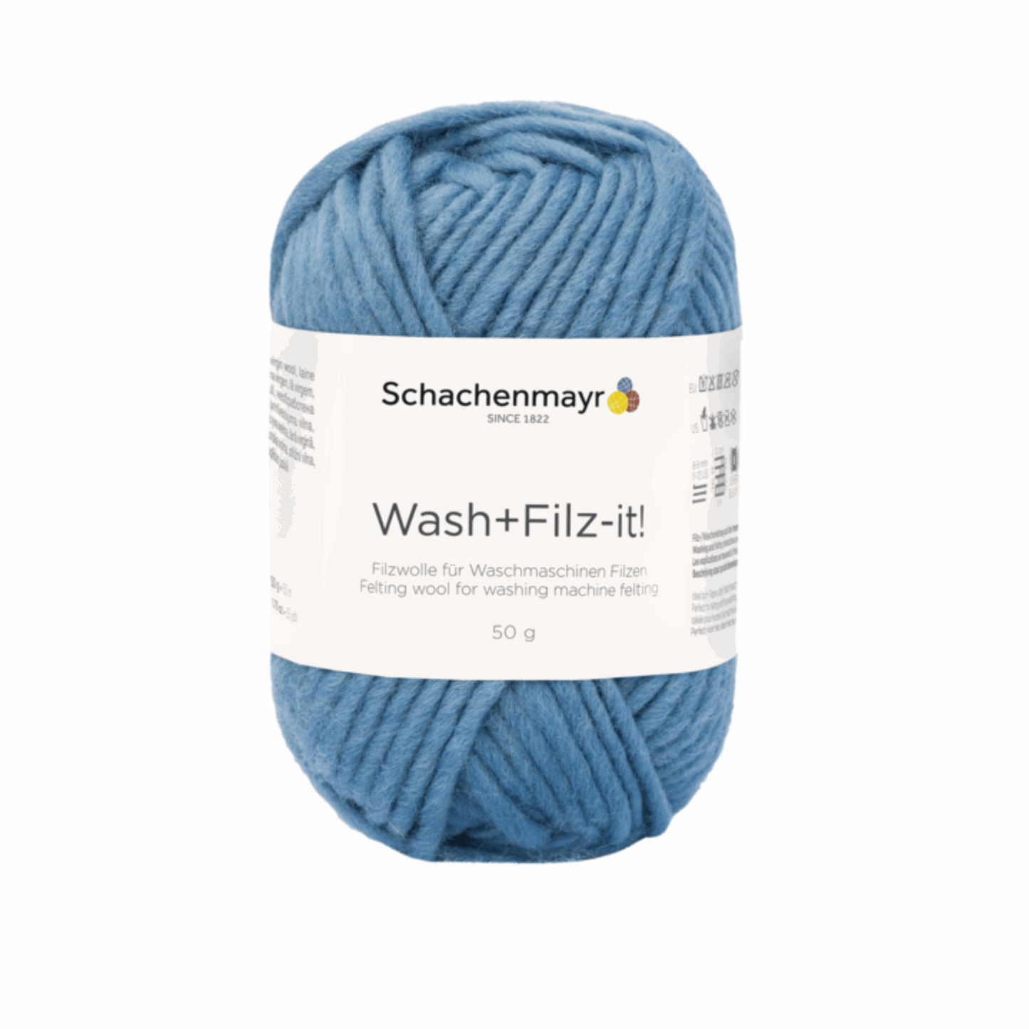 Schachenmayr Wash+Filz-It! Uni 50g, 90942, color jeans 42