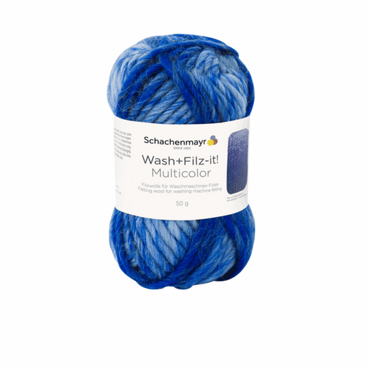 Schachenmayr Wash+Filz-It! Color 50g, 90943, color ocean 201