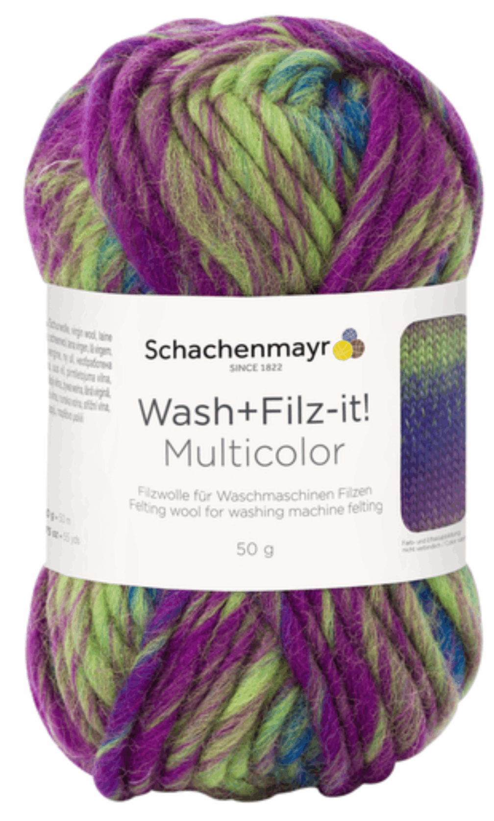 Schachenmayr Wash+Felt-It! Color 50g, 90943 caribbean color 224