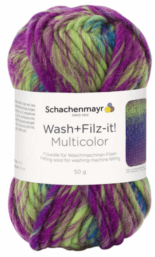 Schachenmayr Wash+Filz-It! Color 50g, 90943 karibik color 224