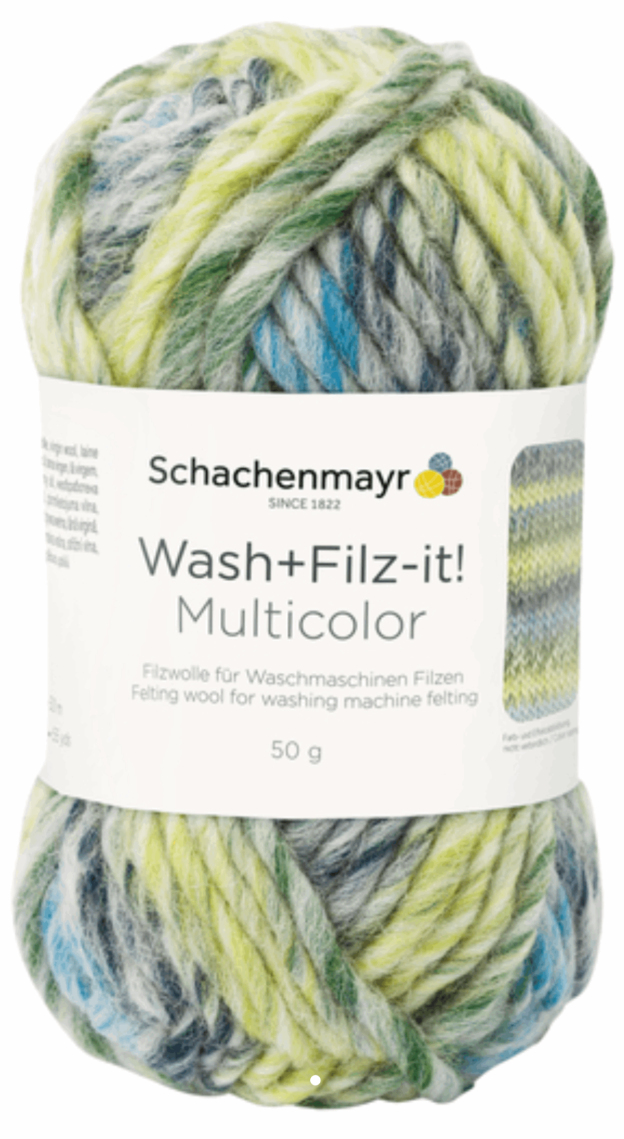 Schachenmayr Wash+Filz-It! Color 50g