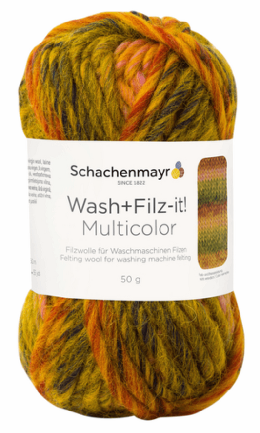 Schachenmayr Wash+Filz-It! Color 50g, 90943, Farbe curry 255