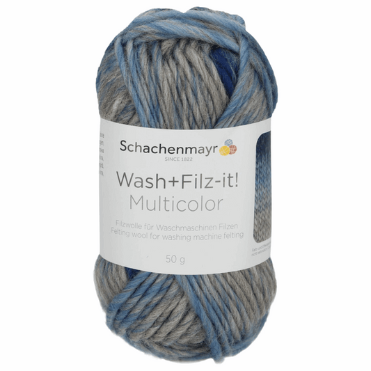 Schachenmayr Wash+Filz-It! Color 50g, 90943, Farbe denim 262