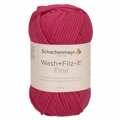 Schachenmayr Wash+Filz-It! Fine 50g, 90944, color pink 111