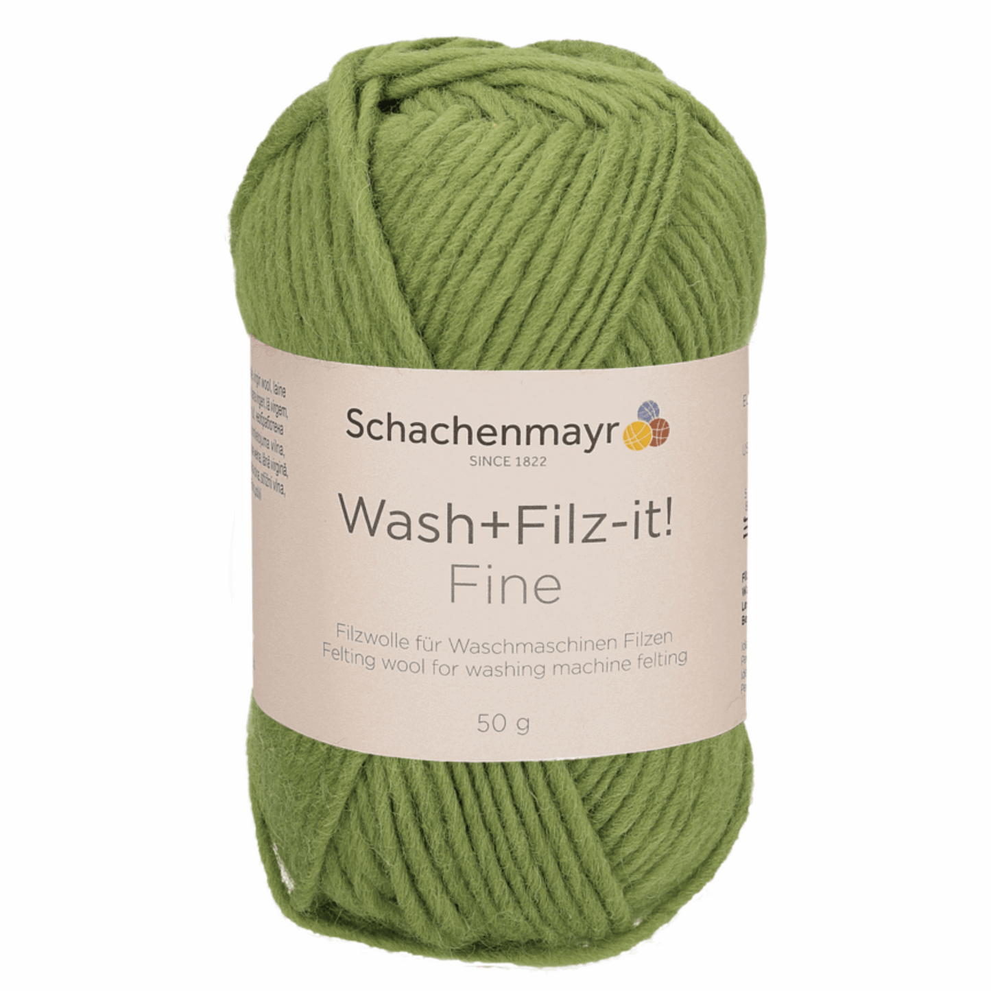 Schachenmayr Wash+Filz-It! Fine 50g, 90944, color olive 117