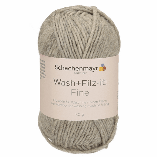 Schachenmayr Wash+Filz-It! Fine 50g, 90944, Farbe leinen 135