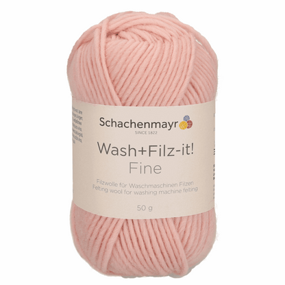 Schachenmayr Wash+Filz-It! Fine 50g, 90944, color pink 140