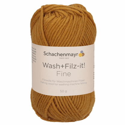 Schachenmayr Wash+Filz-It! Fine 50g, 90944, Farbe gold 147