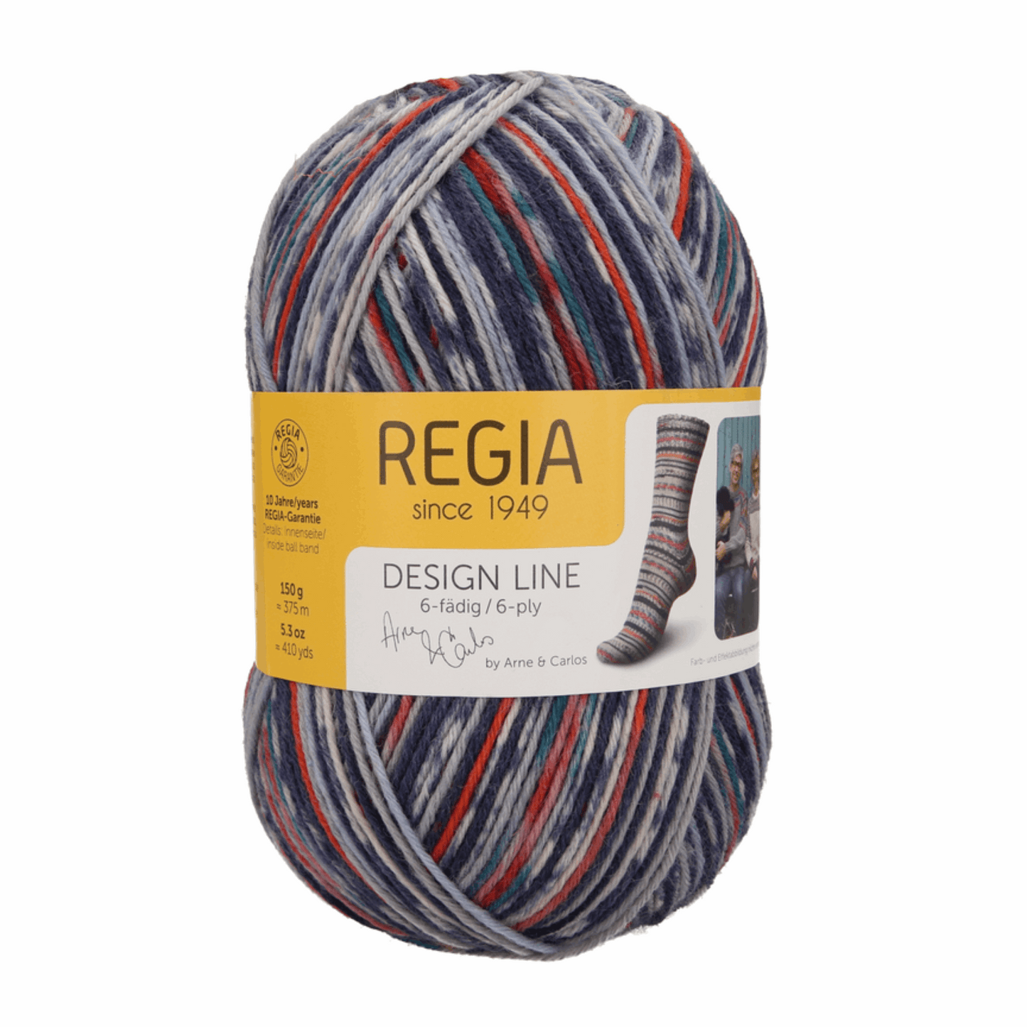 Regia 6f 150g Design Line, 91264, color moskenes 4010