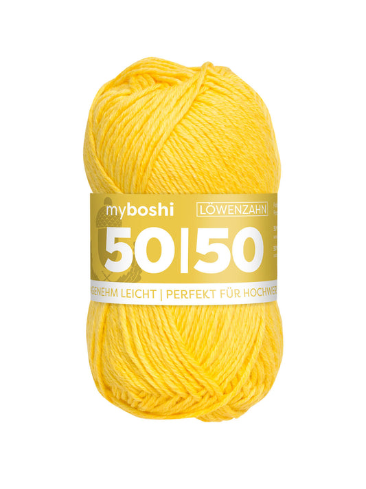 50/50 myboshi, color dandelion 913