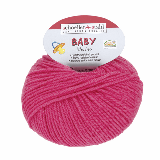 Schoeller + Stahl Baby Merino 25g, 93429, color cyclam 3912