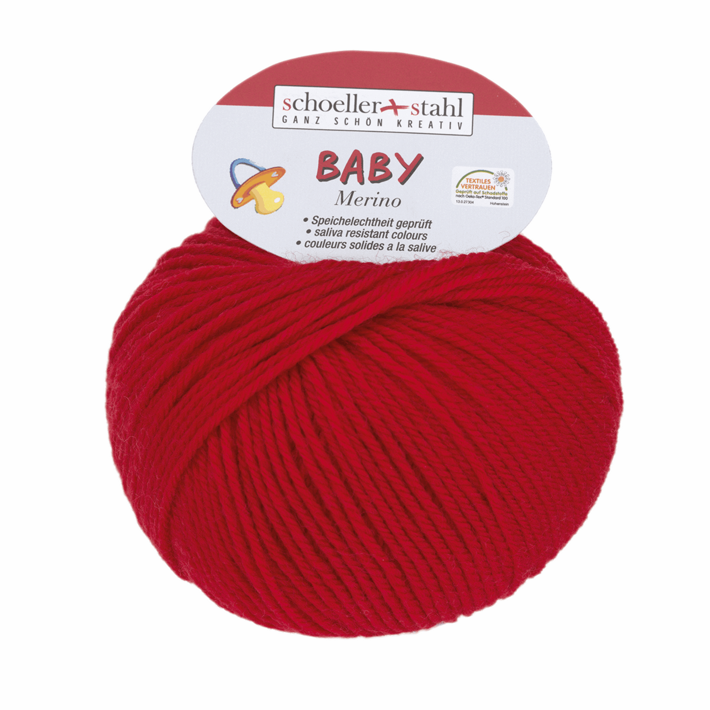 Schoeller + Stahl Baby Merino 25g, 93429, color red 3918