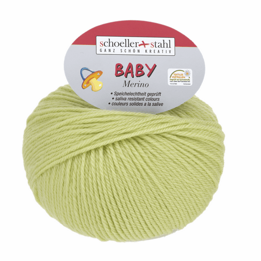 Schoeller + Stahl Baby Merino 25g, 93429, color kiwi 3939