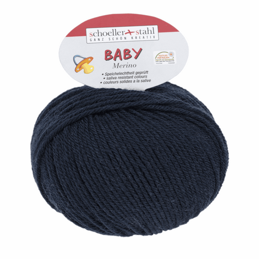 Schoeller + Stahl Baby Merino 25g, 93429, color marine 3944