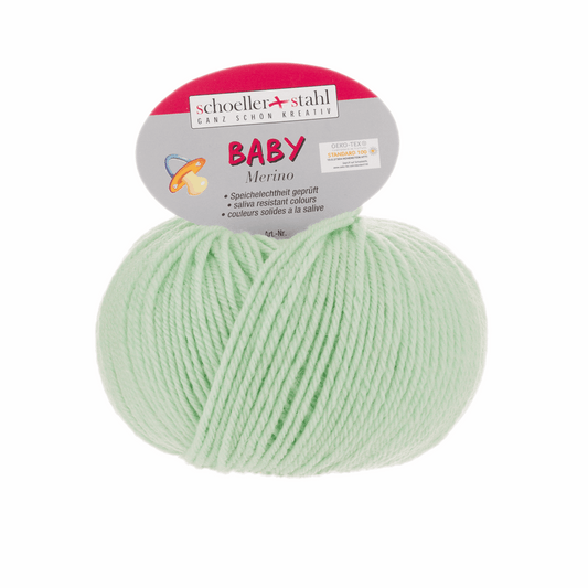 Schoeller + Stahl Baby Merino 25g, 93429, color lime green 3953