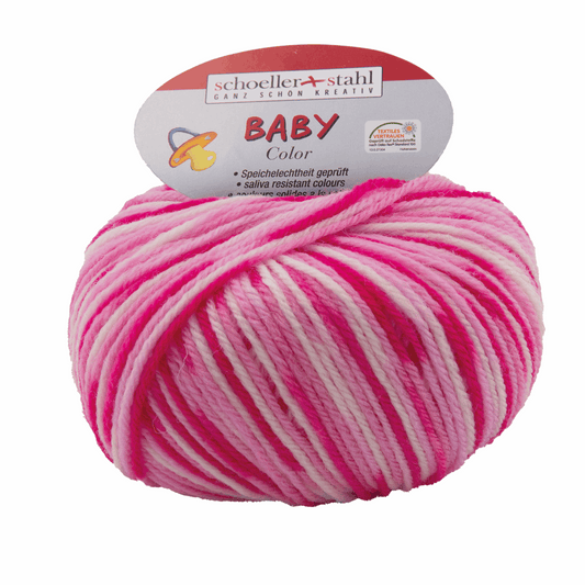 Schoeller + Stahl Baby-Merino Color 25g, 93457, Farbe rosé color 3992
