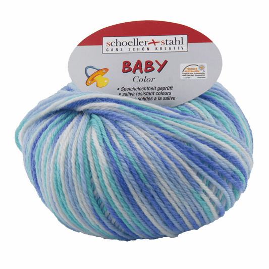 Schoeller + Stahl Baby-Merino Color 25g, 93457, Farbe bleu color 3993