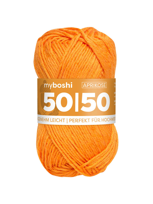 50/50 myboshi, color apricot 937