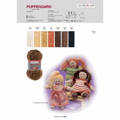 Schoeller + Stahl Puppengarn 50g, 93913, Farbe hellblond 459