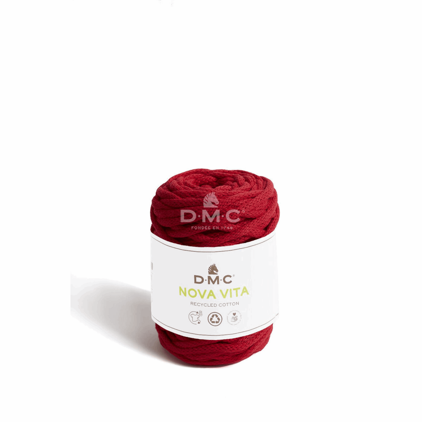 DMC Nova Vita recycled cotton, rot, 95000, Farbe 5