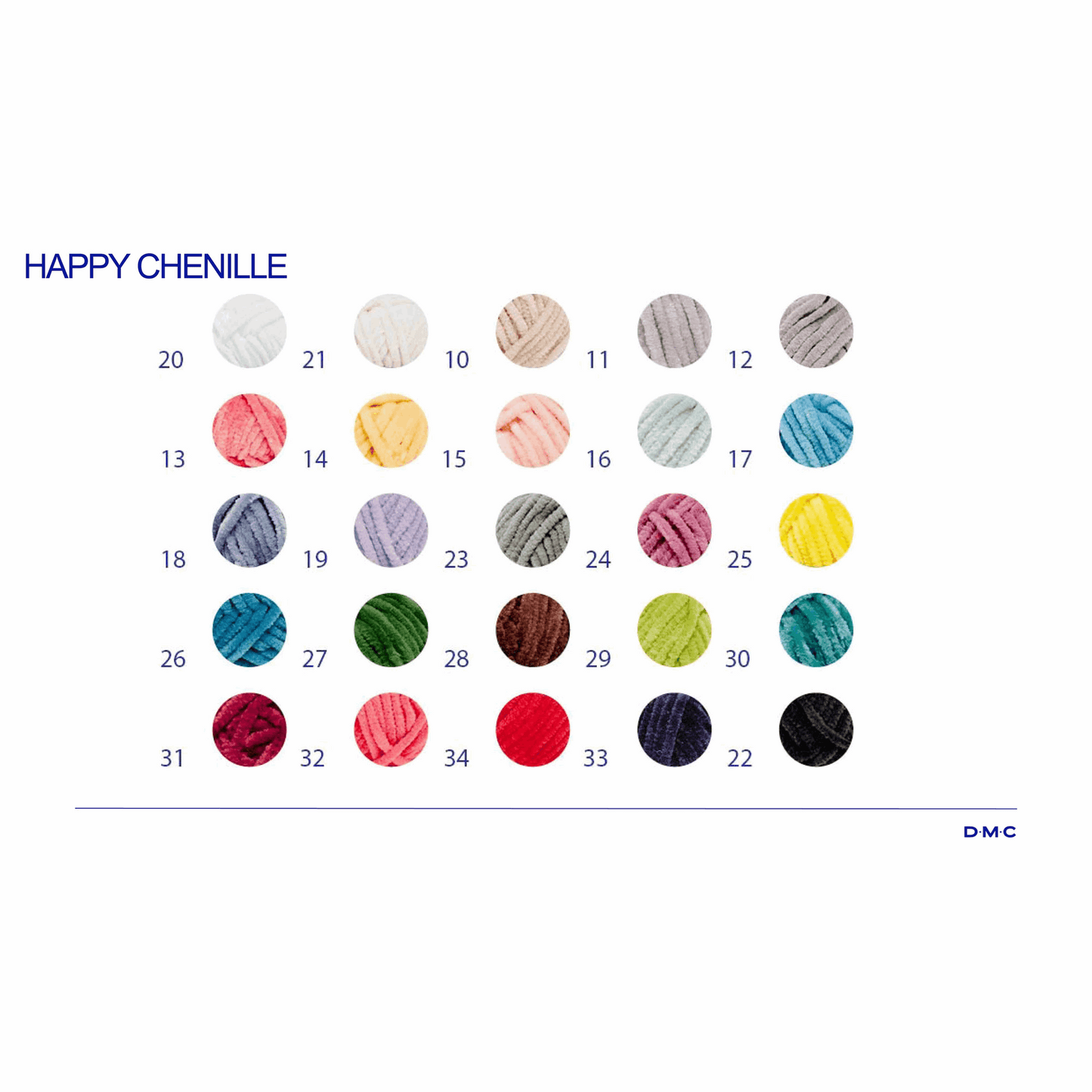 DMC Happy Chenille 15g, 95001, color 32