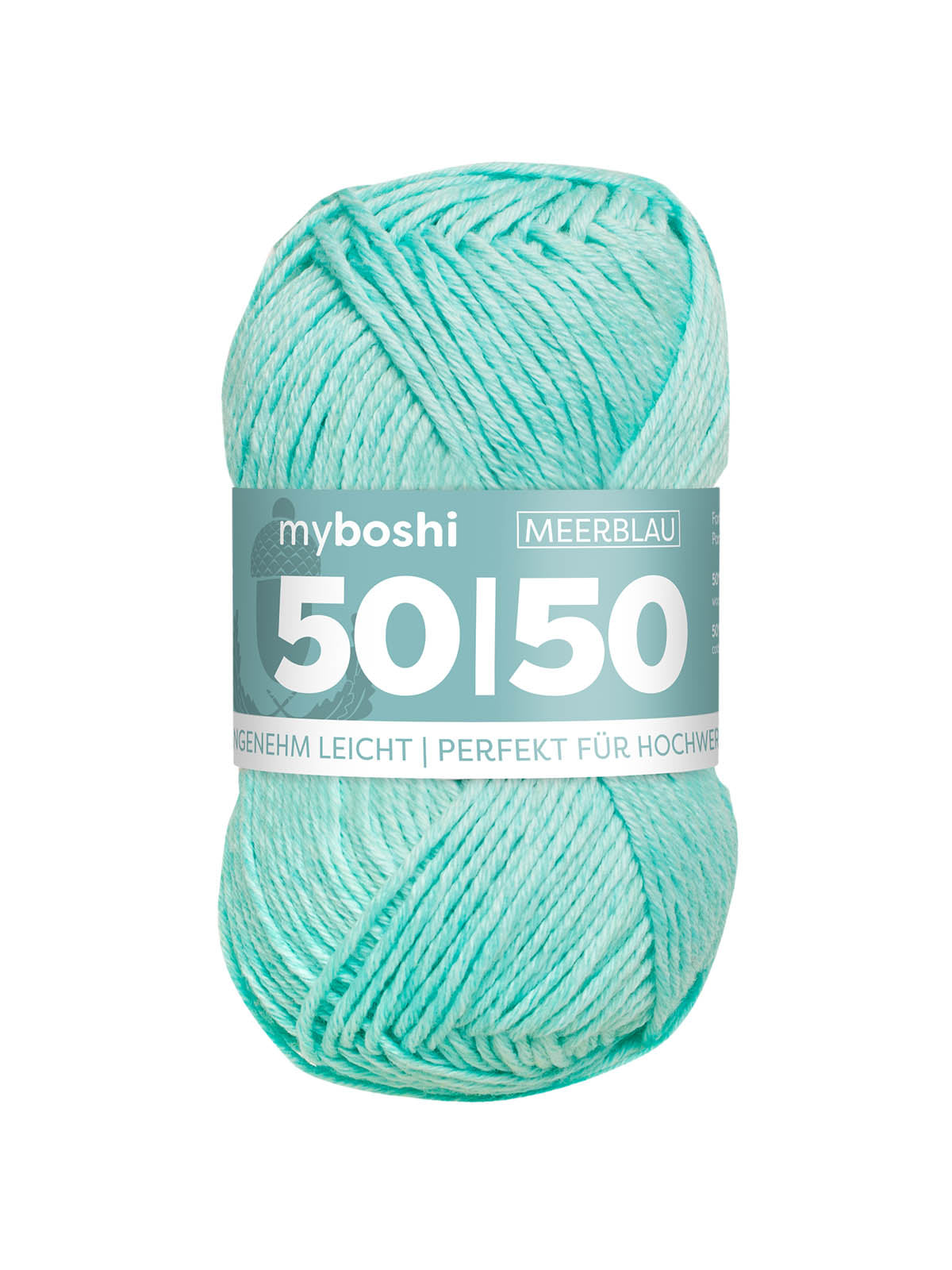 50/50 myboshi, color sea blue 958