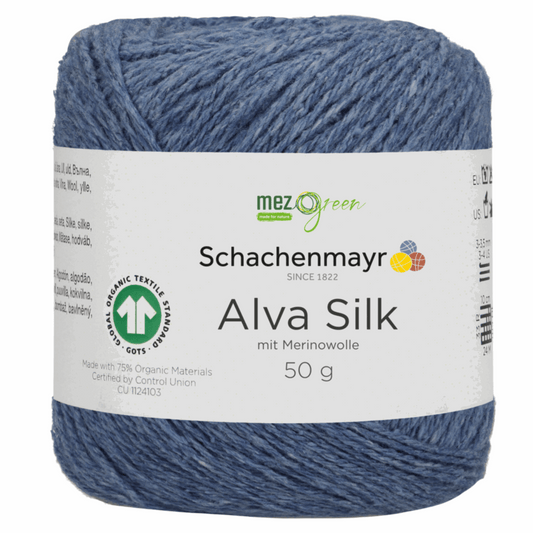 Schachenmayr Alva Silk, 97001, color denim 51