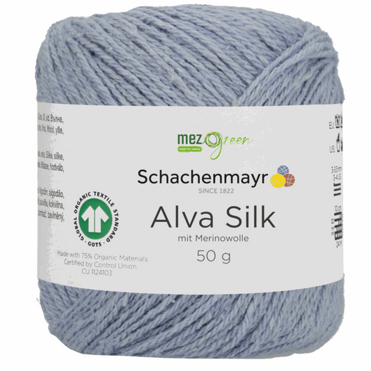 Schachenmayr Alva Silk, 97001, color cloud 53