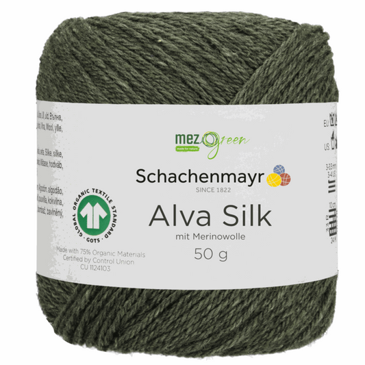 Schachenmayr Alva Silk, 97001, Farbe laub 72