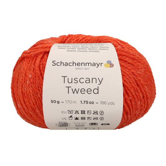 Schachenmayr Tuscany Tweed, 97002, Farbe 24 orange