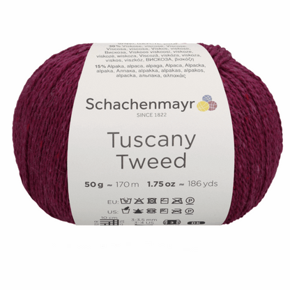 Schachenmayr Tuscany Tweed, 97002, Farbe himbeer 34